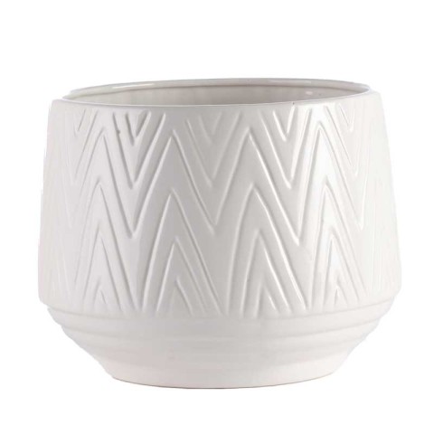VASO BIANCO CERAMICA EST D.15 H.12.5